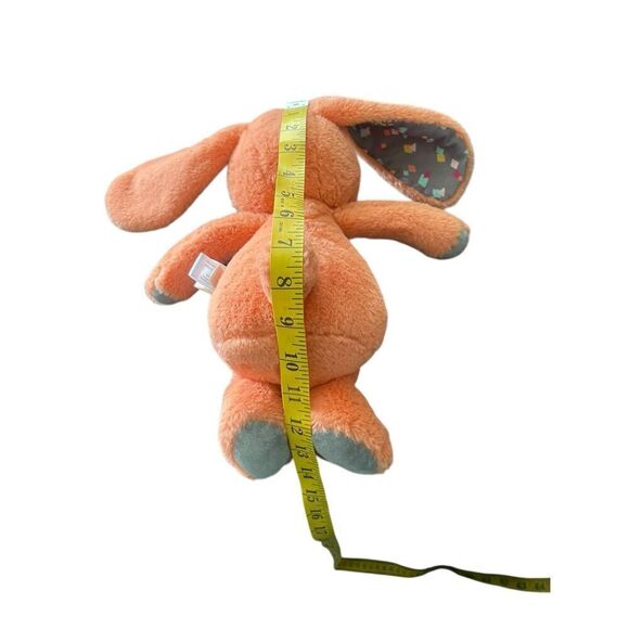 B Softies Kids Orange Happy Hues Coral Cutie Bunny Stuffed Animal Plush OS - Picture 8 of 10